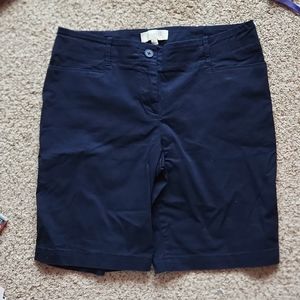Talbots Navy 8p Bermuda Shorts